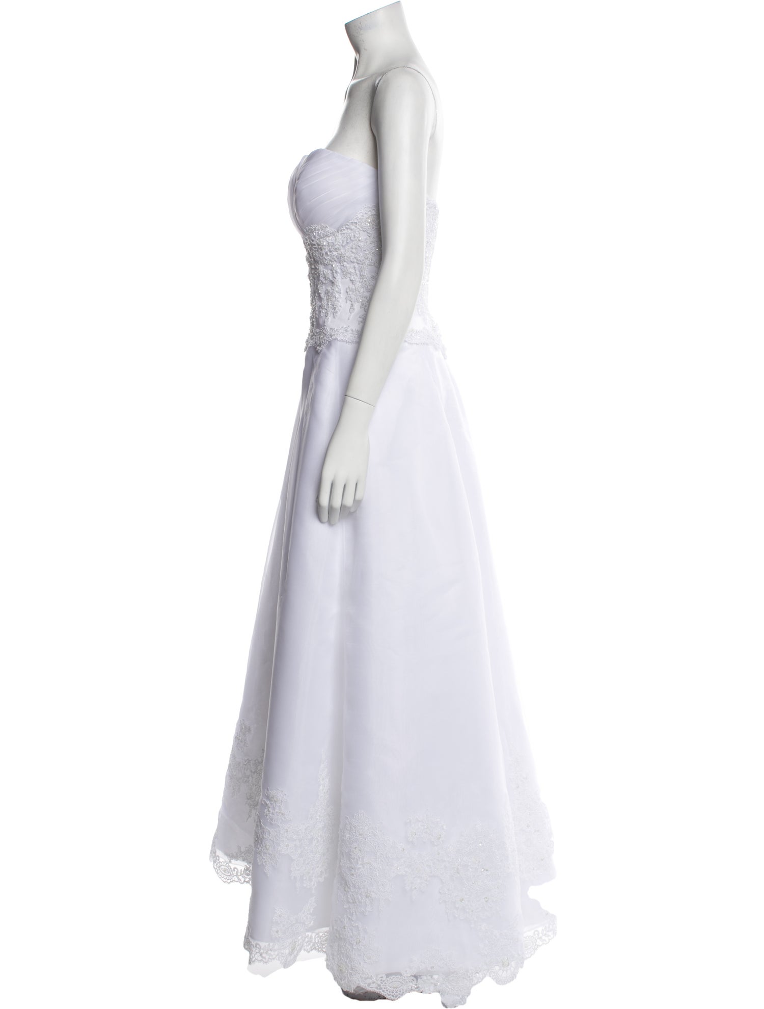 Casablanca Bridal Strapless Long Dress