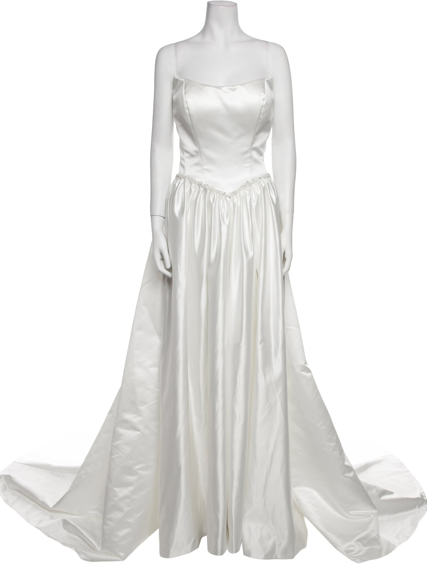 Casablanca Bridal Strapless Long Dress w/ Tags