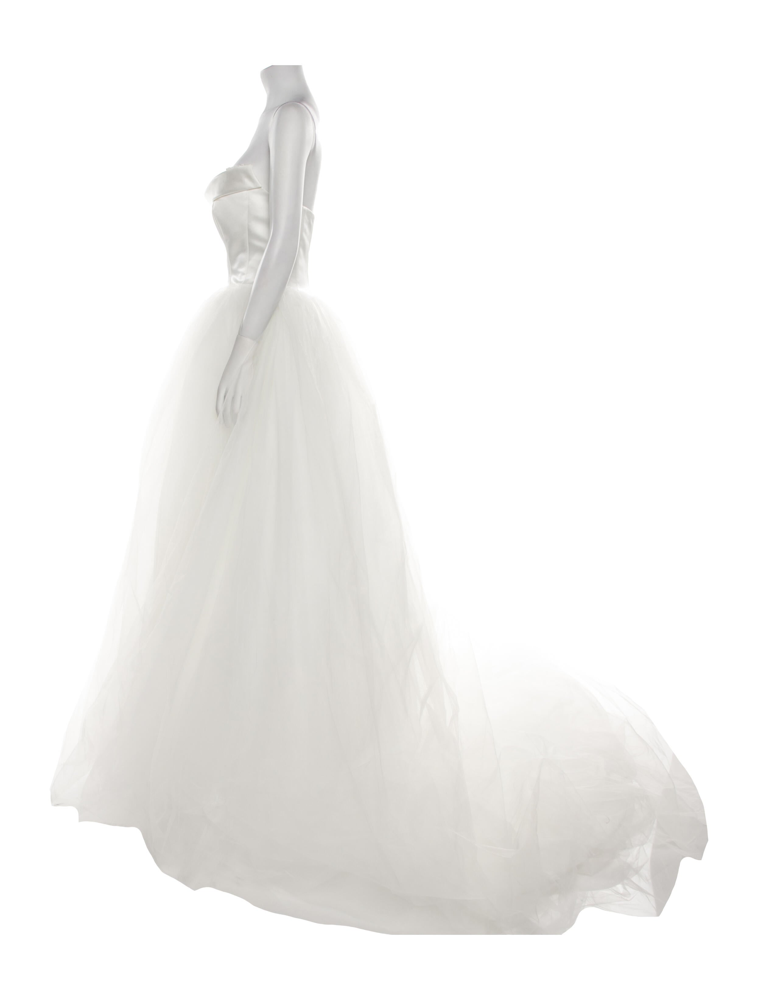 Casablanca Bridal Strapless Long Dress w/ Tags