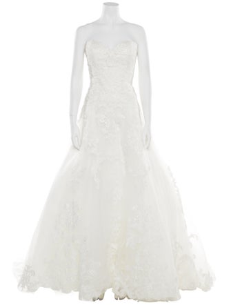 Casablanca Bridal Strapless Long Dress