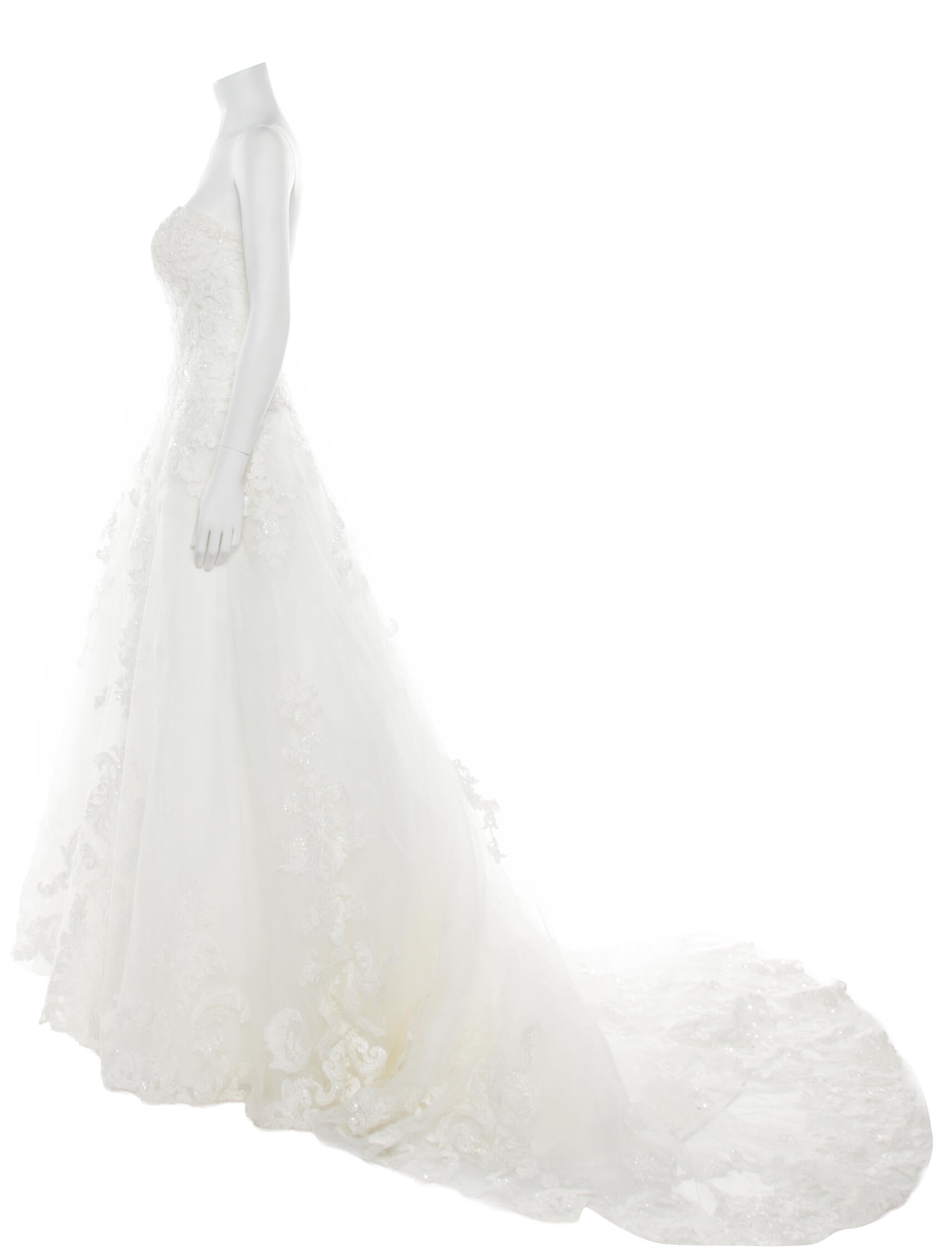 Casablanca Bridal Strapless Long Dress
