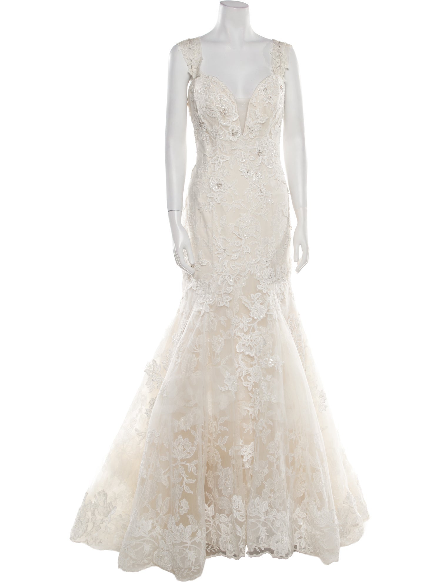 Casablanca Bridal Lace Long Dress w/ Tags
