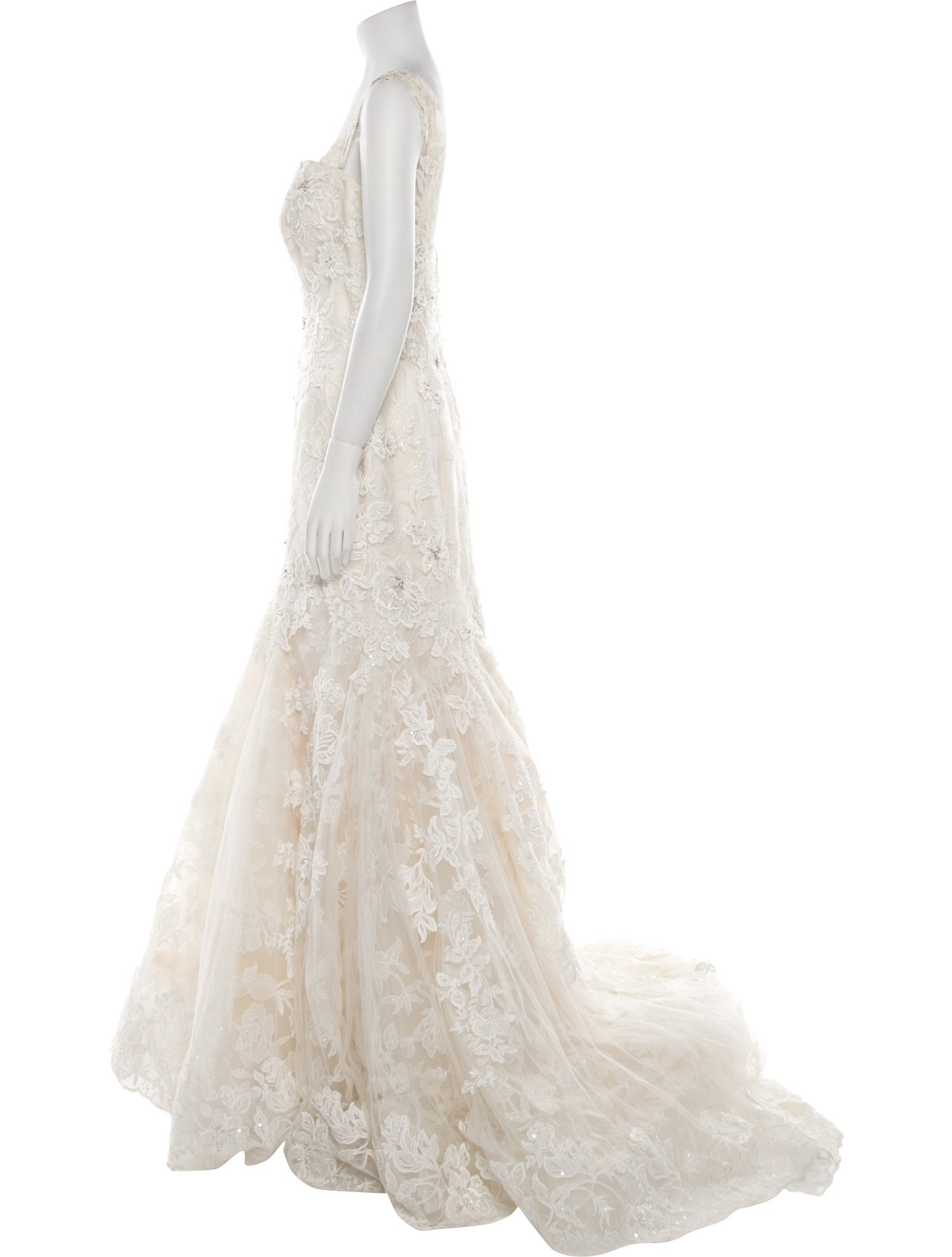 Casablanca Bridal Lace Long Dress w/ Tags