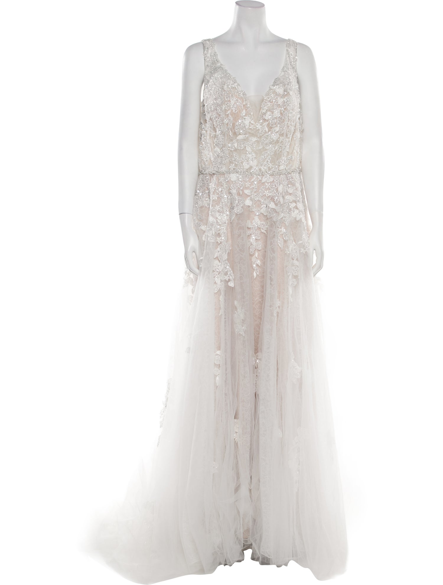 Casablanca Bridal Lace Long Dress w/ Tags