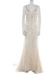 Casablanca Bridal V-Neck Long Dress