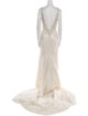 Casablanca Bridal V-Neck Long Dress