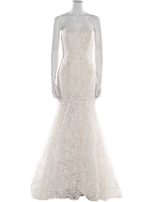 Casablanca Bridal Strapless Long Dress