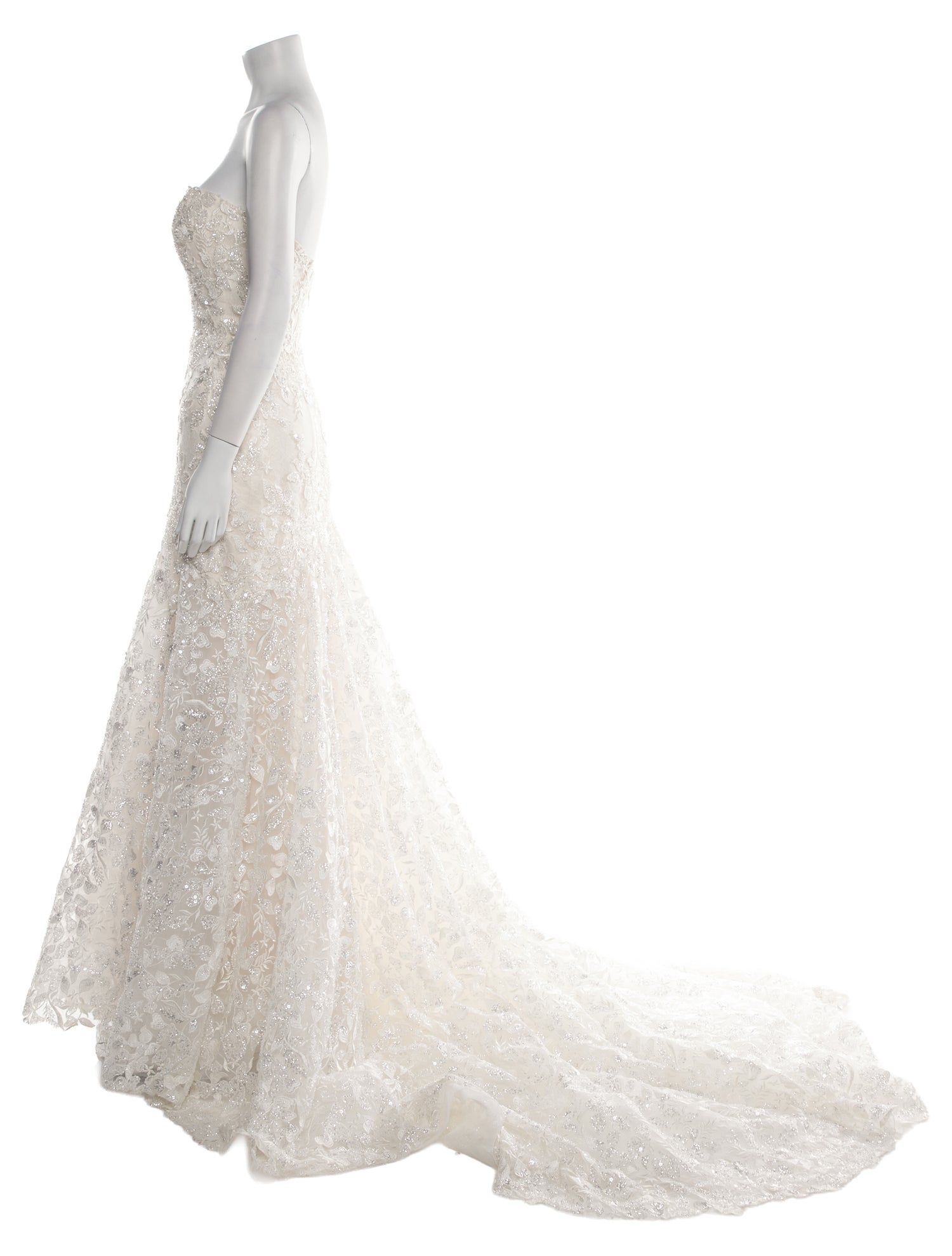 Casablanca Bridal Strapless Long Dress