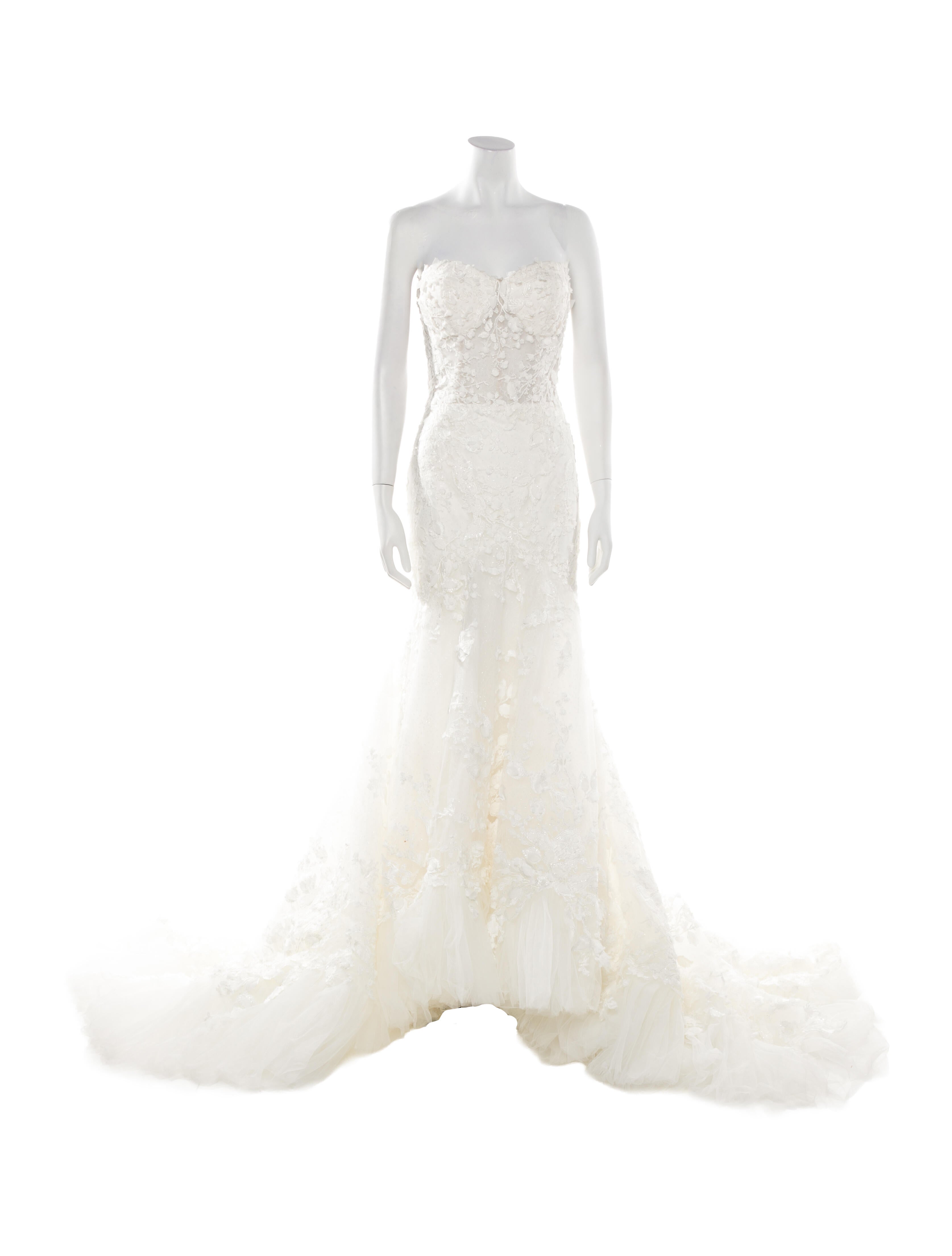 Casablanca Bridal Strapless Long Dress