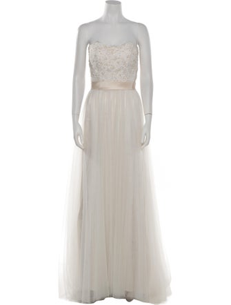 Casablanca Bridal Strapless Long Dress