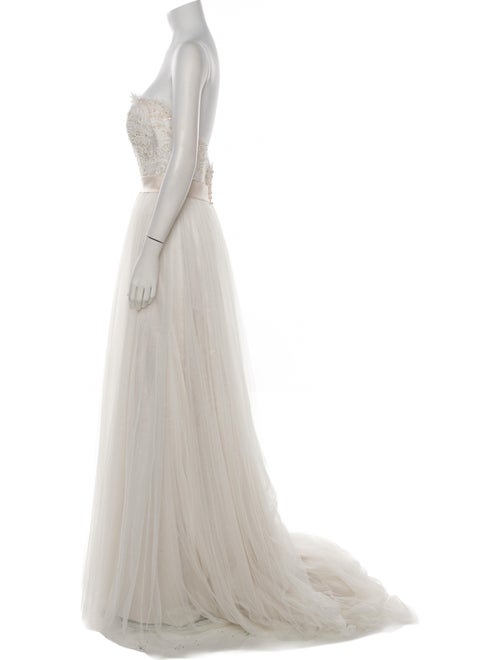 Casablanca Bridal Strapless Long Dress