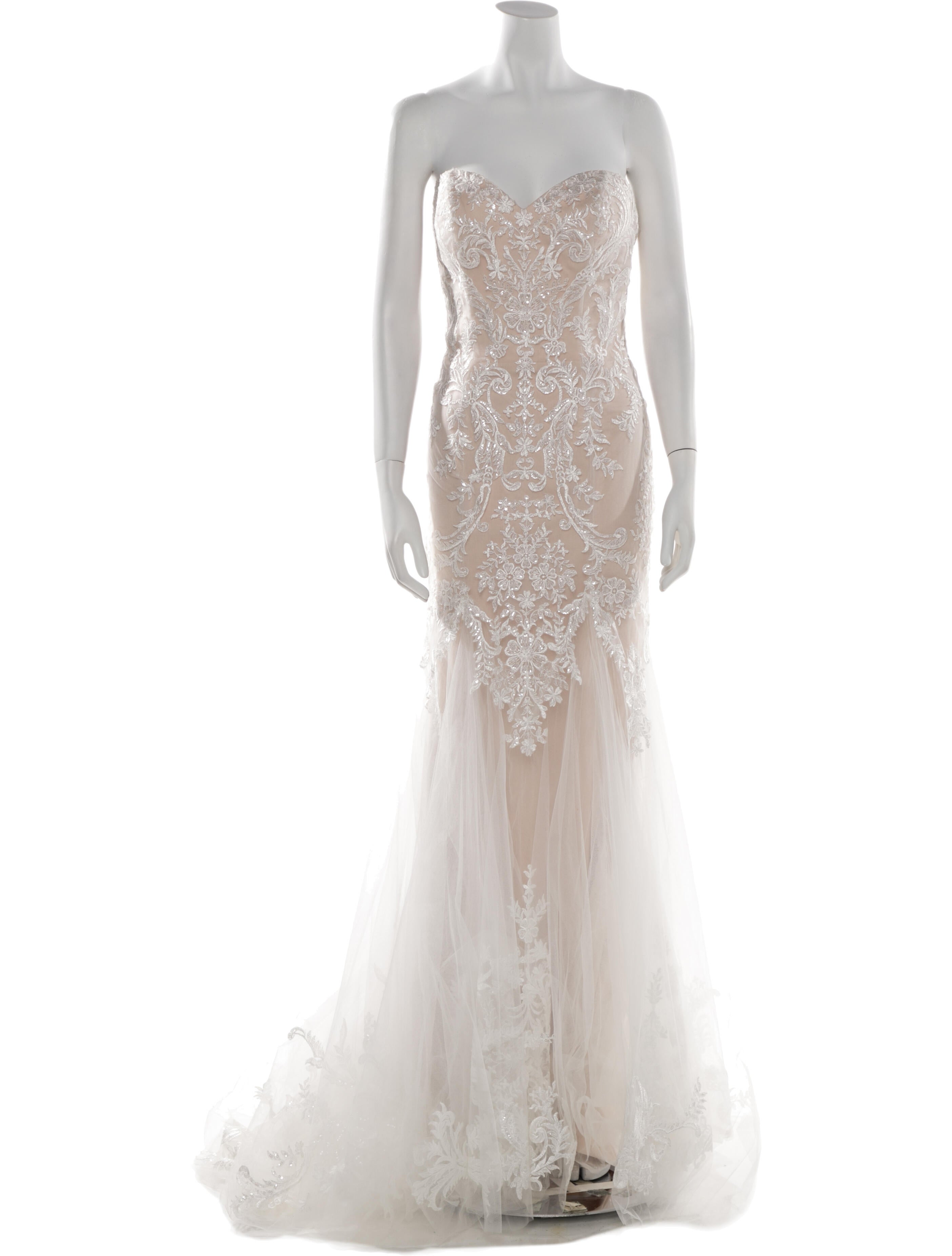 Casablanca Bridal Strapless Long Dress