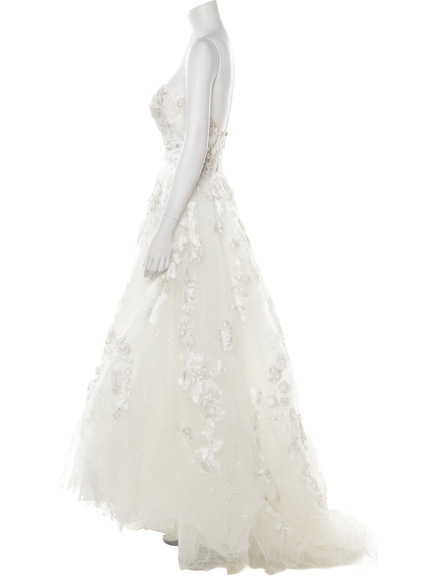 Casablanca Bridal Strapless Long Dress
