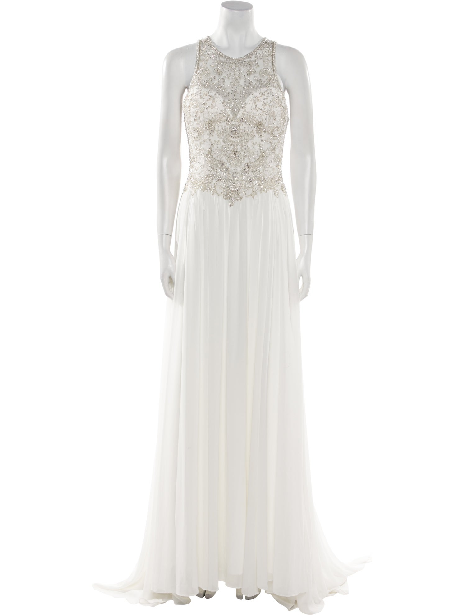 Casablanca Bridal Patterned Long Dress