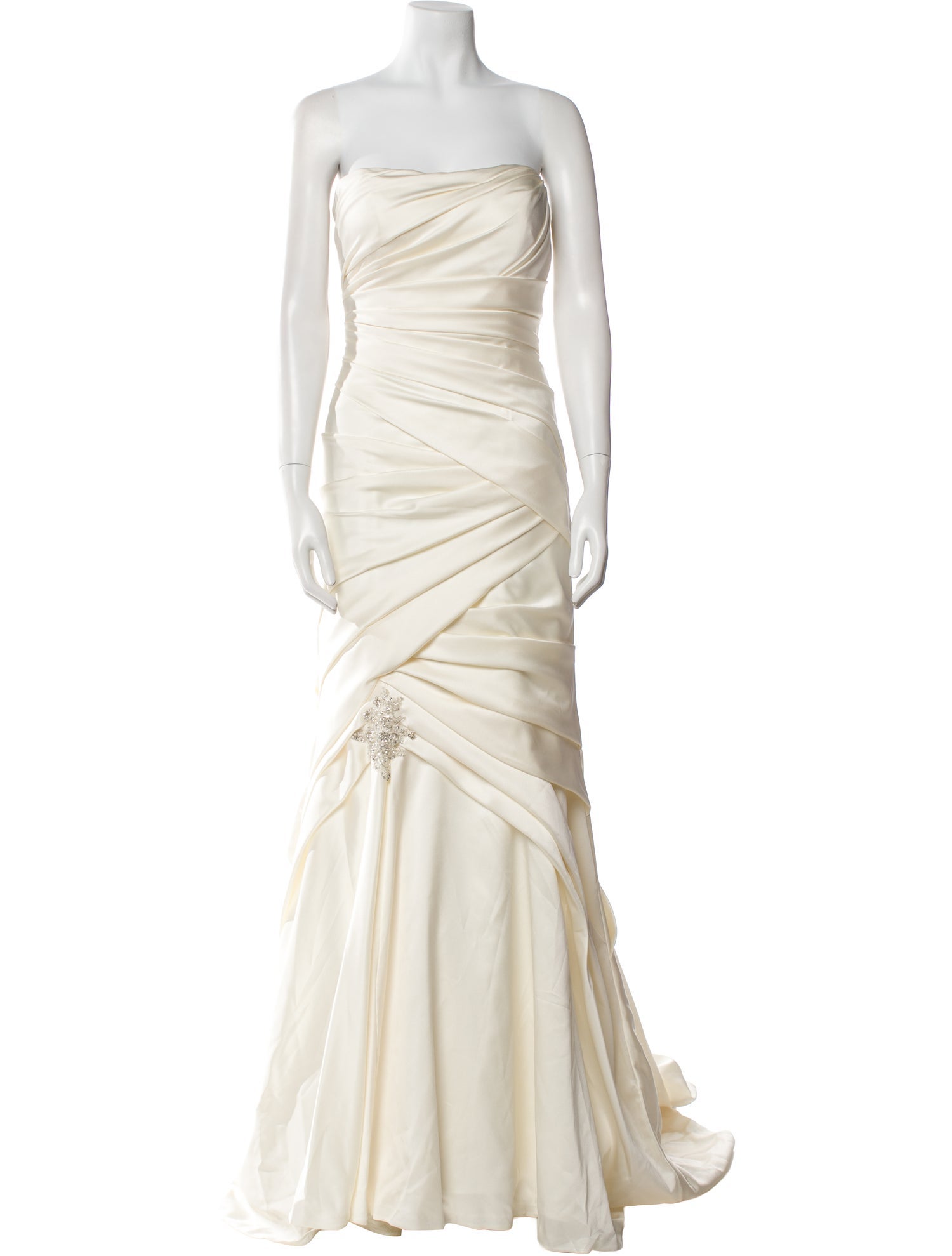 Casablanca Bridal Strapless Long Dress w/ Tags