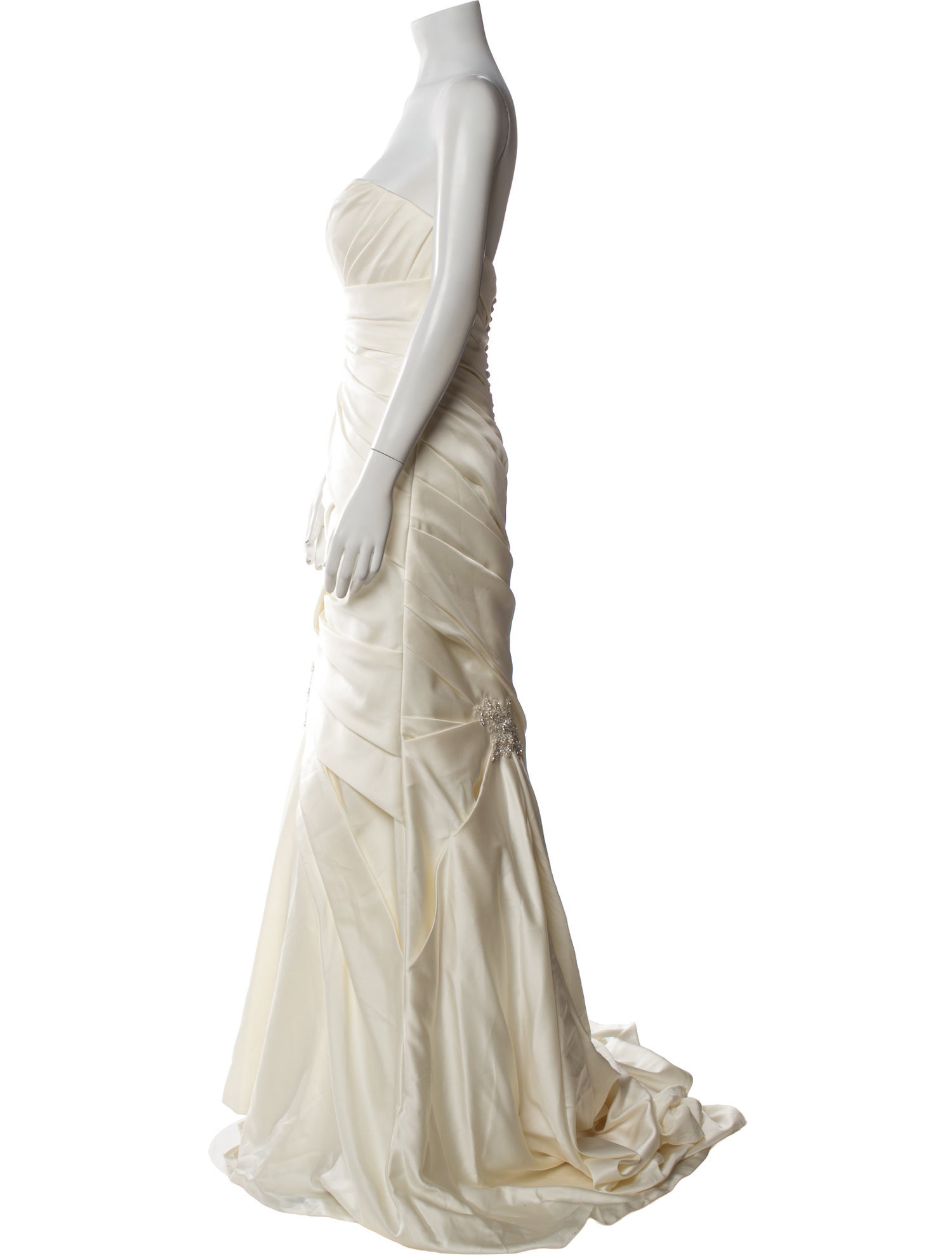 Casablanca Bridal Strapless Long Dress w/ Tags