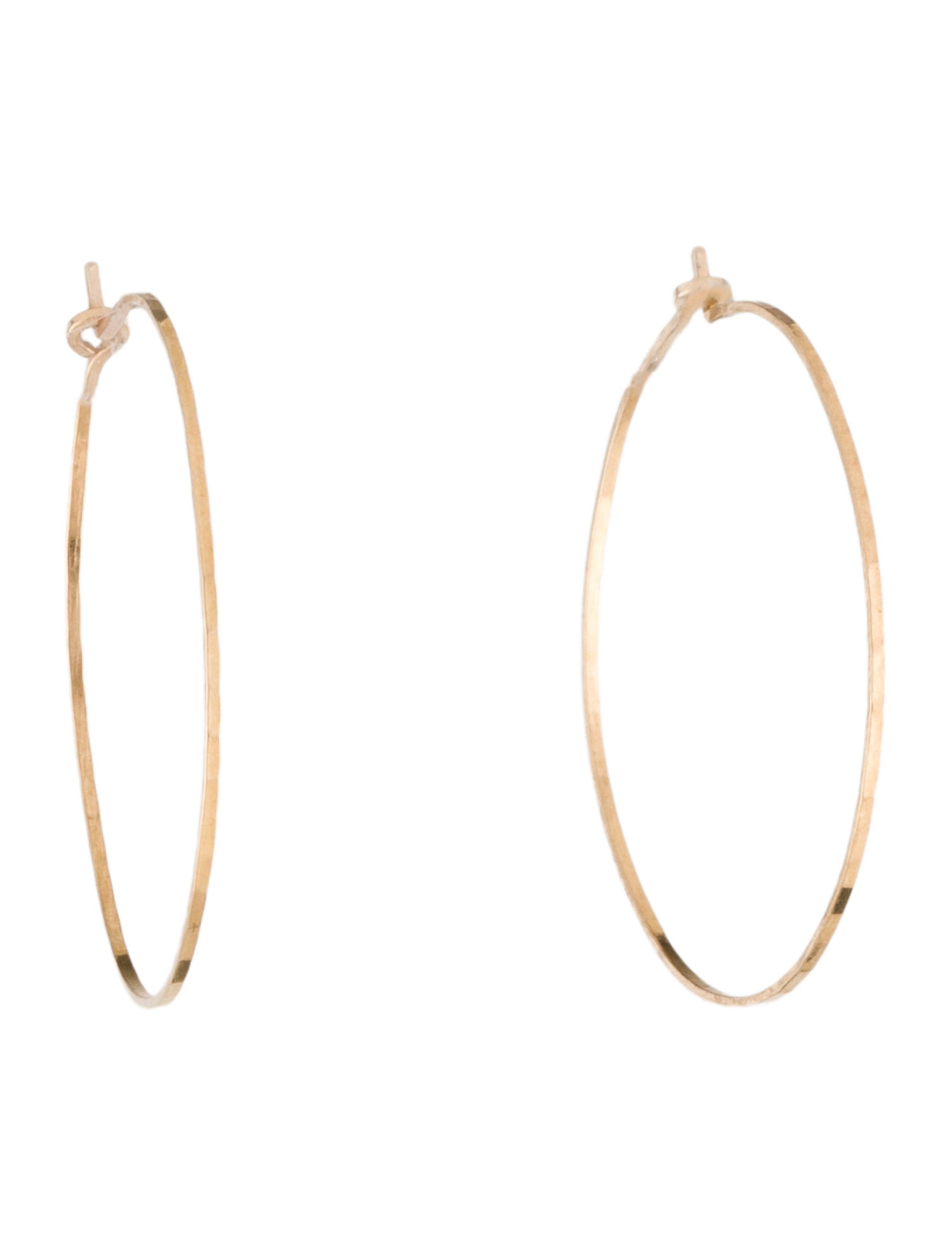 Earrings 14K 8.00ctw Diamond InsideOut Hinged Hoop Earrings Rhodium