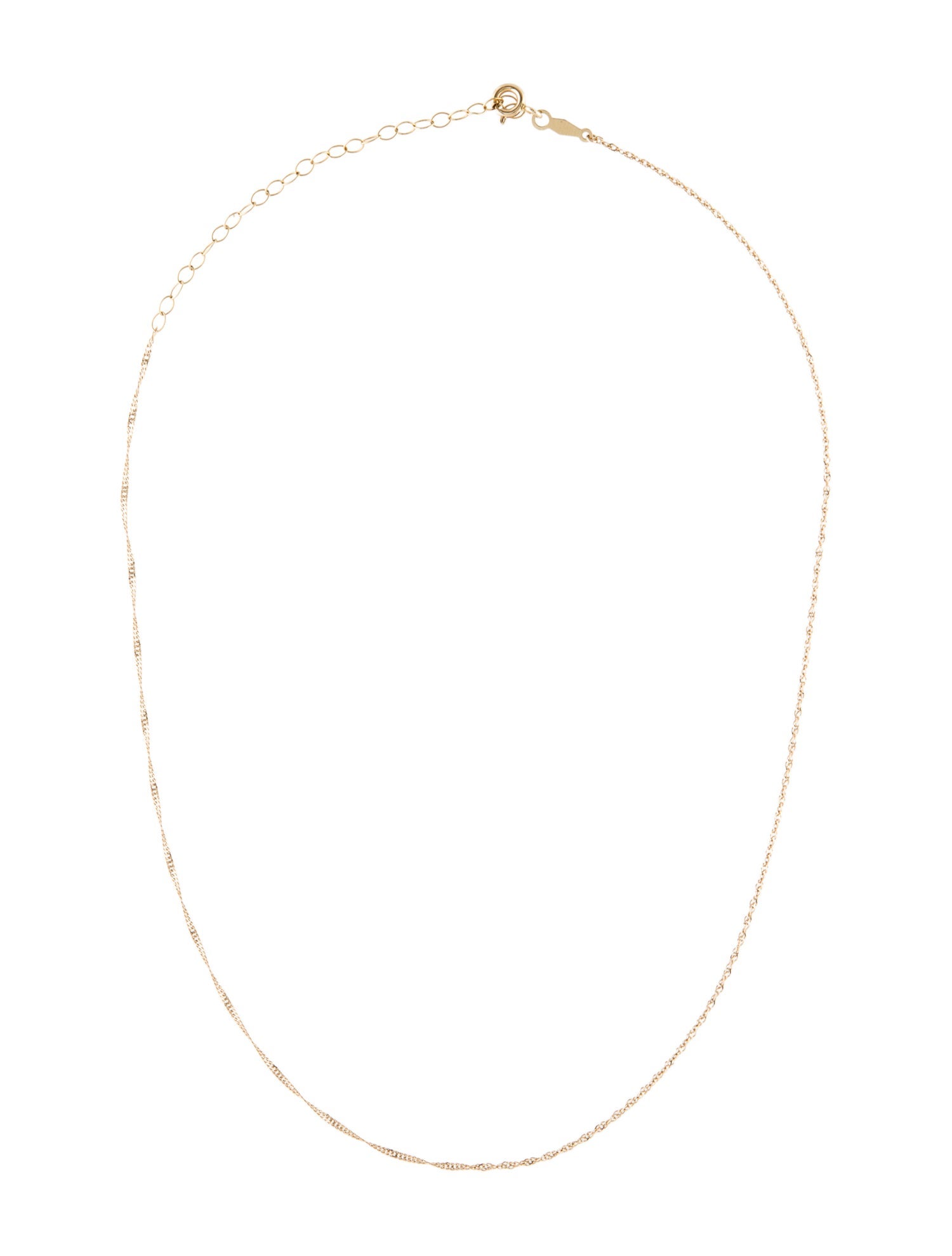 Catbird 14K Adjustable Sweet Nothing Gold Chain Necklace