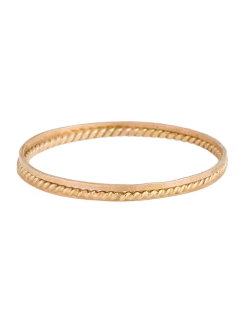 Catbird 14K Threadbare Stacking Ring Set