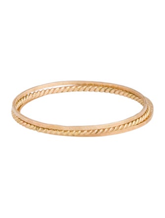 Catbird 14K Threadbare Stacking Ring Set