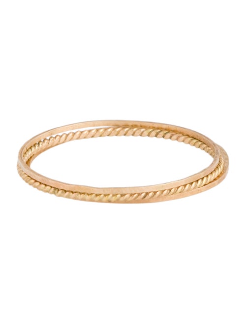 Catbird 14K Threadbare Stacking Ring Set