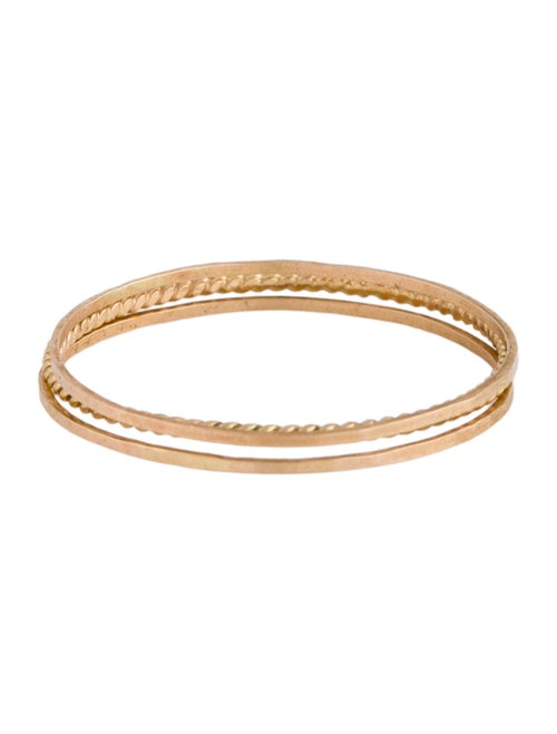 Catbird 14K Threadbare Stacking Ring Set