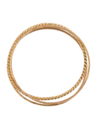 Catbird 14K Threadbare Stacking Ring Set
