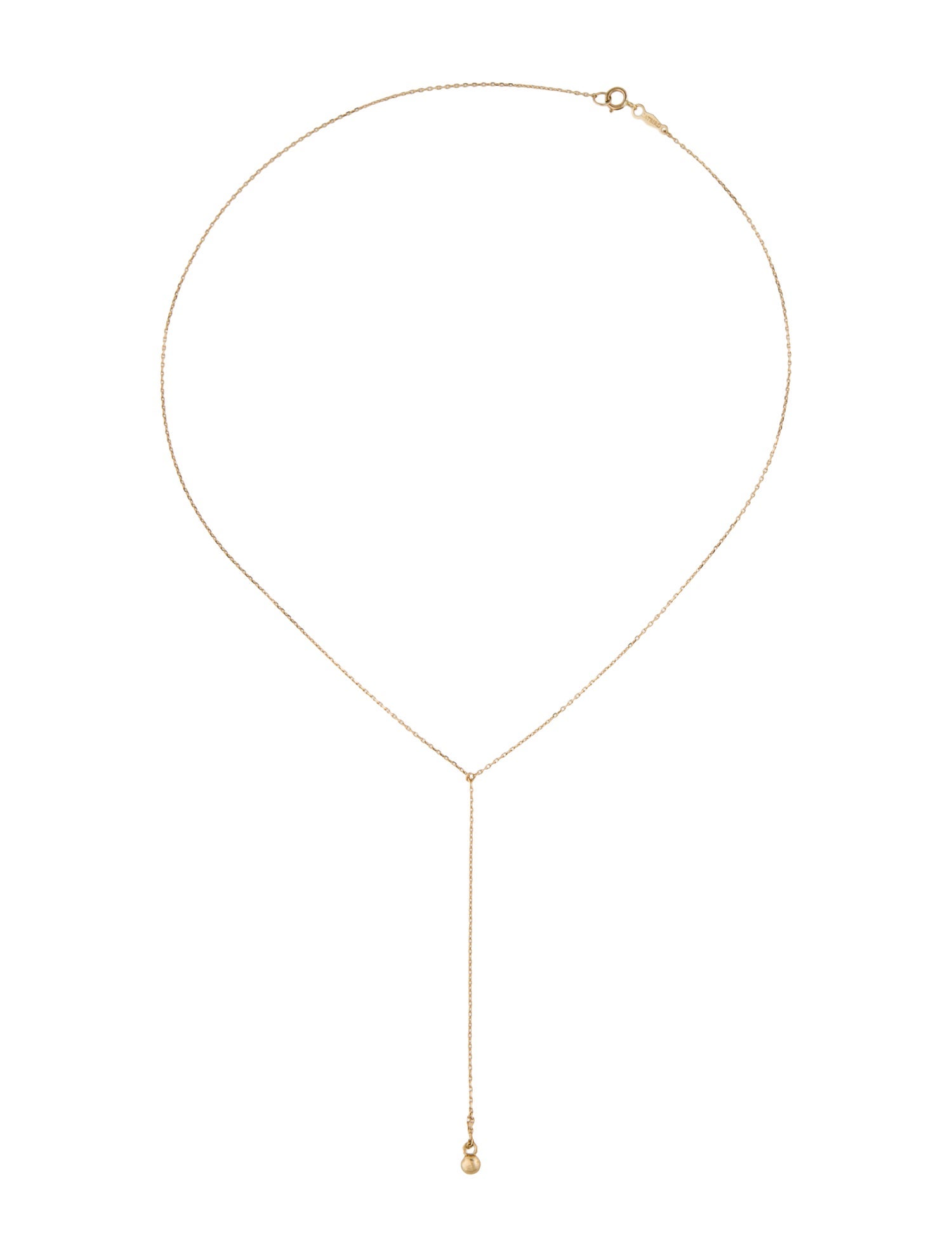 Catbird 14K Greco Lariat Necklace