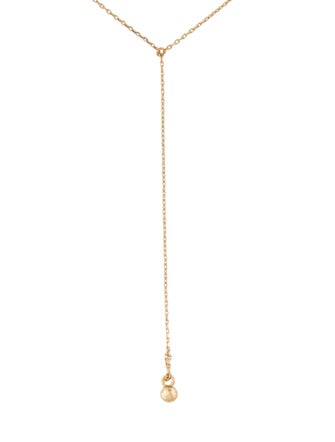 Catbird 14K Greco Lariat Necklace