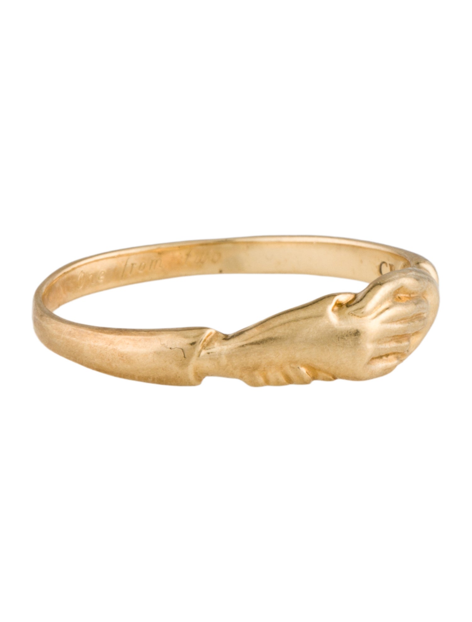 Catbird 14K Pas de Deux Band Ring