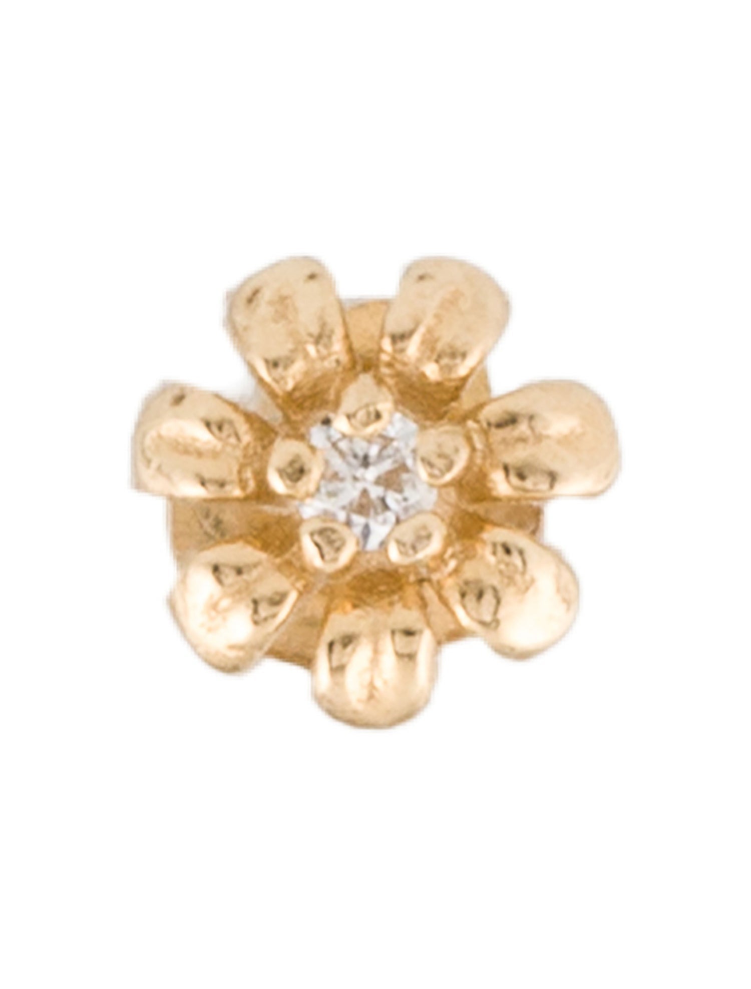 Catbird 14K Diamond Daisy Single Earring