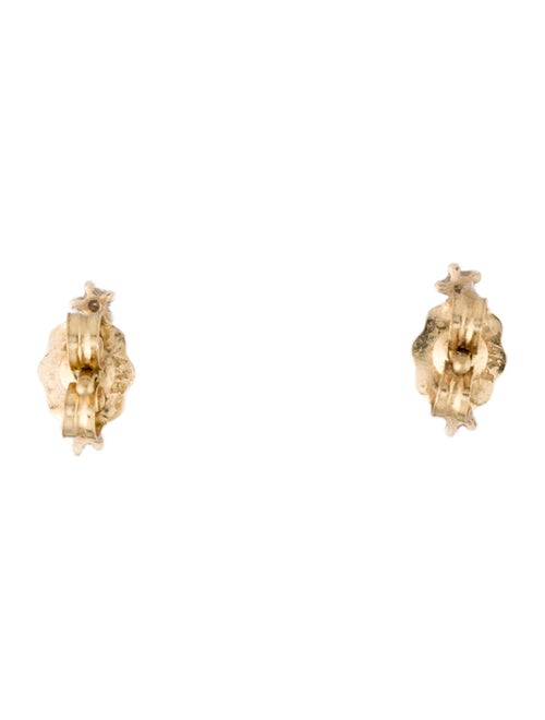 Catbird Diamond Snippet Stud Earrings