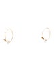 Catbird 14K Pearl Wire Hoop Earrings