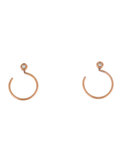 Catbird 14K Diamond Ear Nut Stud Earring