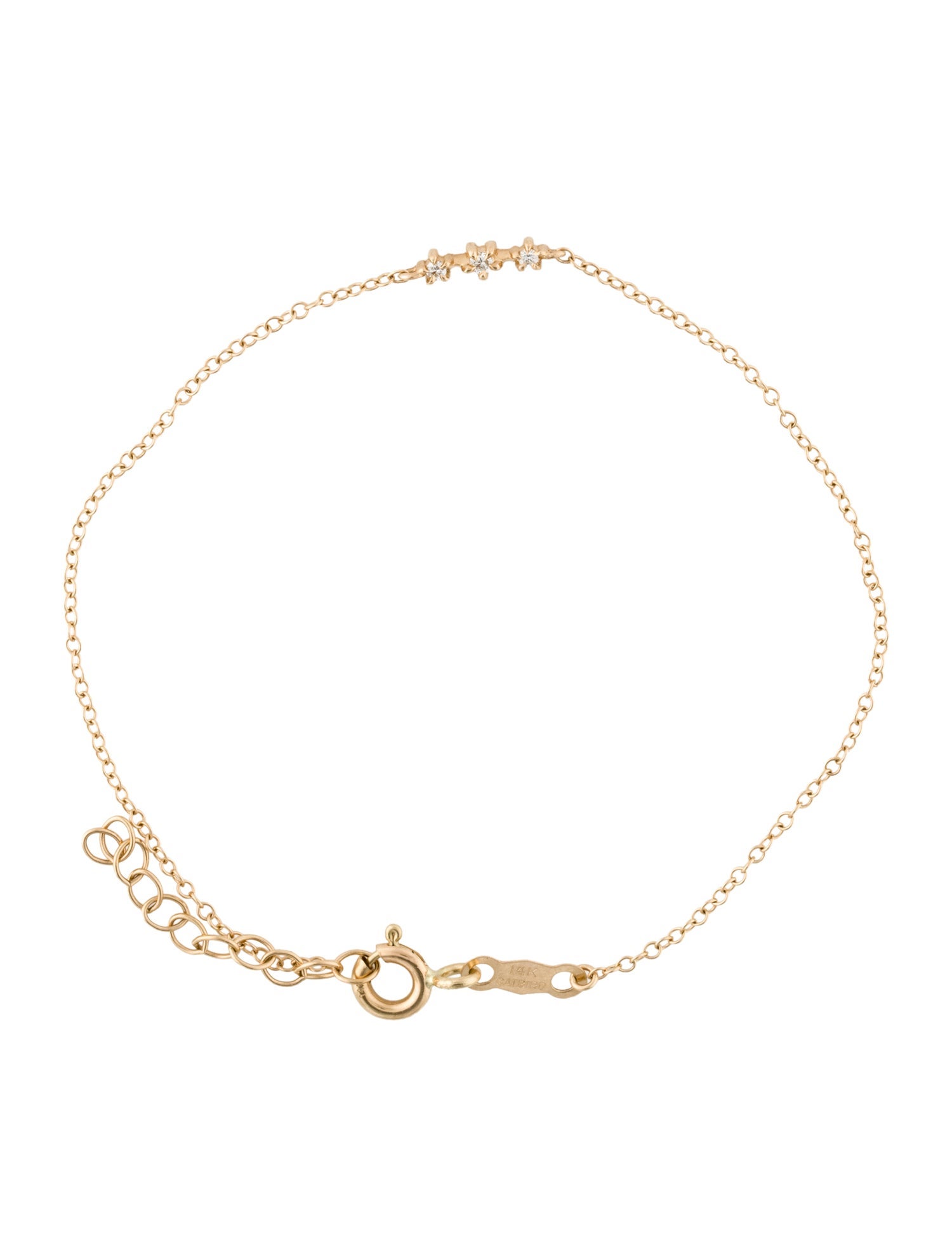 Catbird 14K Diamond Snippet Bracelet