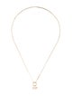 Catbird 14K Diamond Memento 'C' & 'M' Charm Necklace