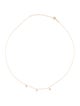 Catbird 14K Aquamarine Station Necklace