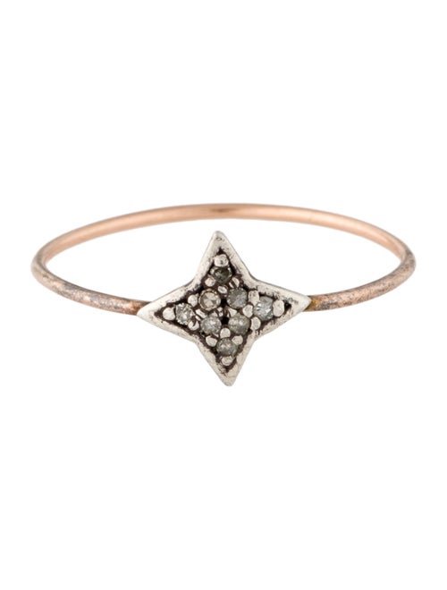 Catbird Diamond Dark & Stormy Star Ring