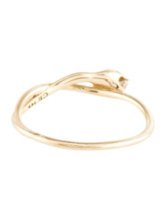 Catbird 14K Diamond Sylvie Snake Ring