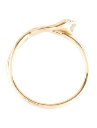 Catbird 14K Diamond Sylvie Snake Ring