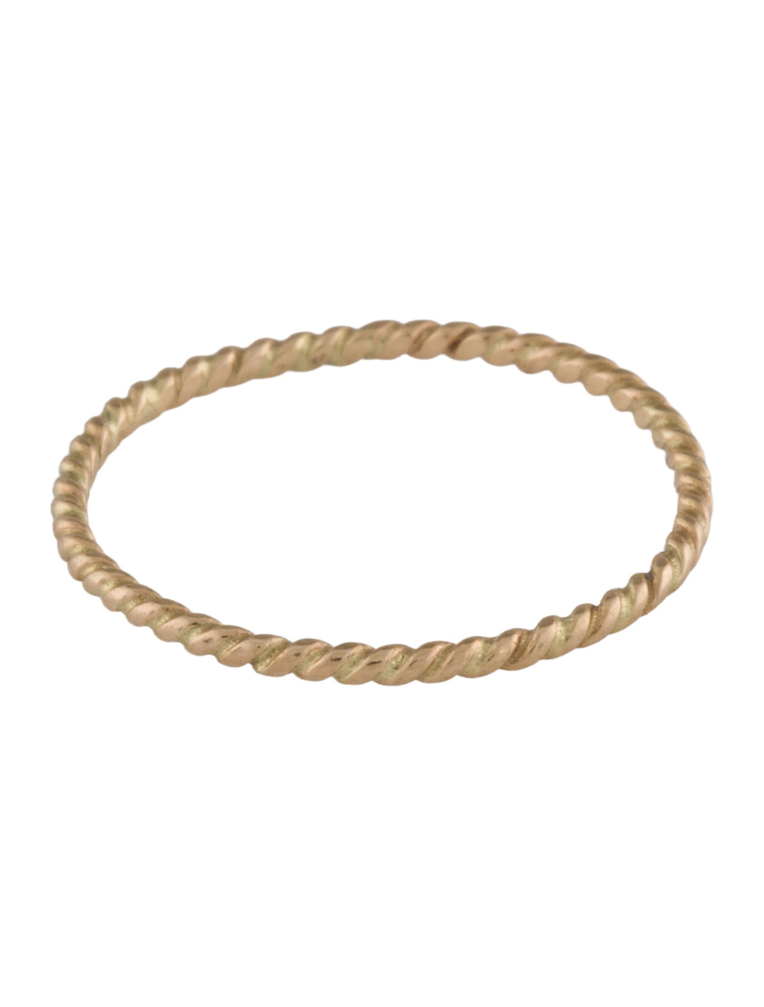 Catbird 14K Twisted Stacker Ring