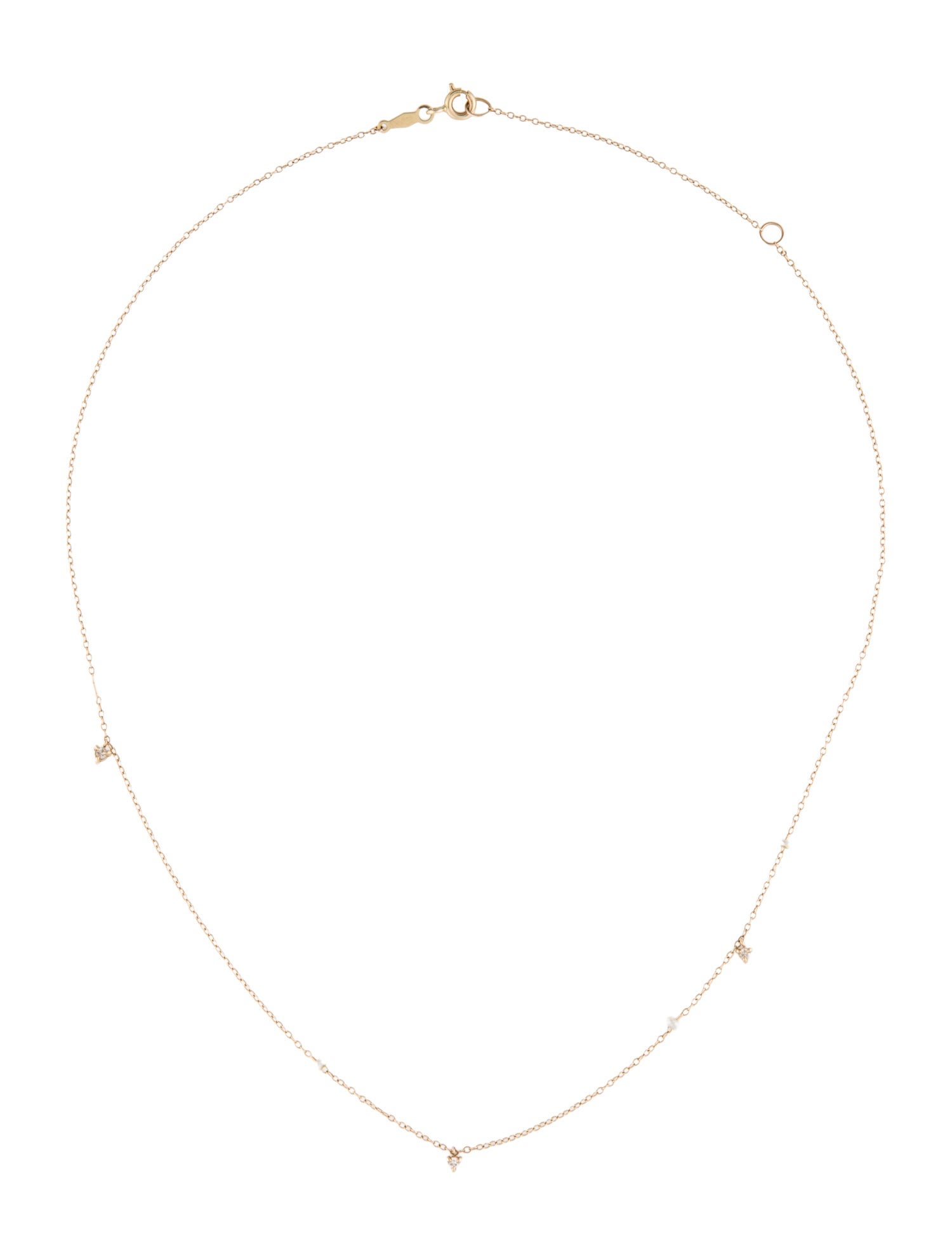 Catbird 14K Pearl & Diamond Dewdrop Choker Necklace