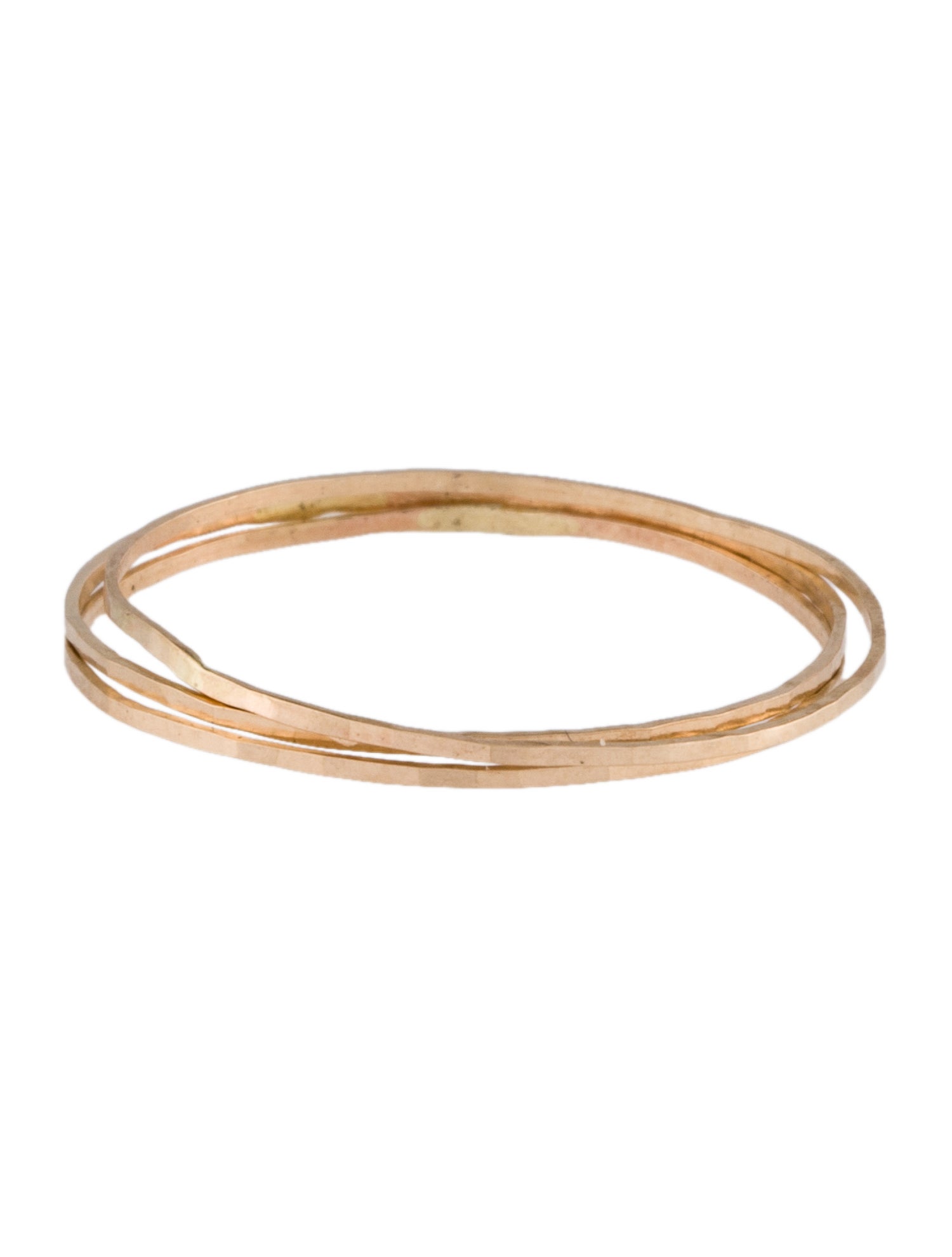 Catbird 14K Threadbare Stacking Ring Set of Three