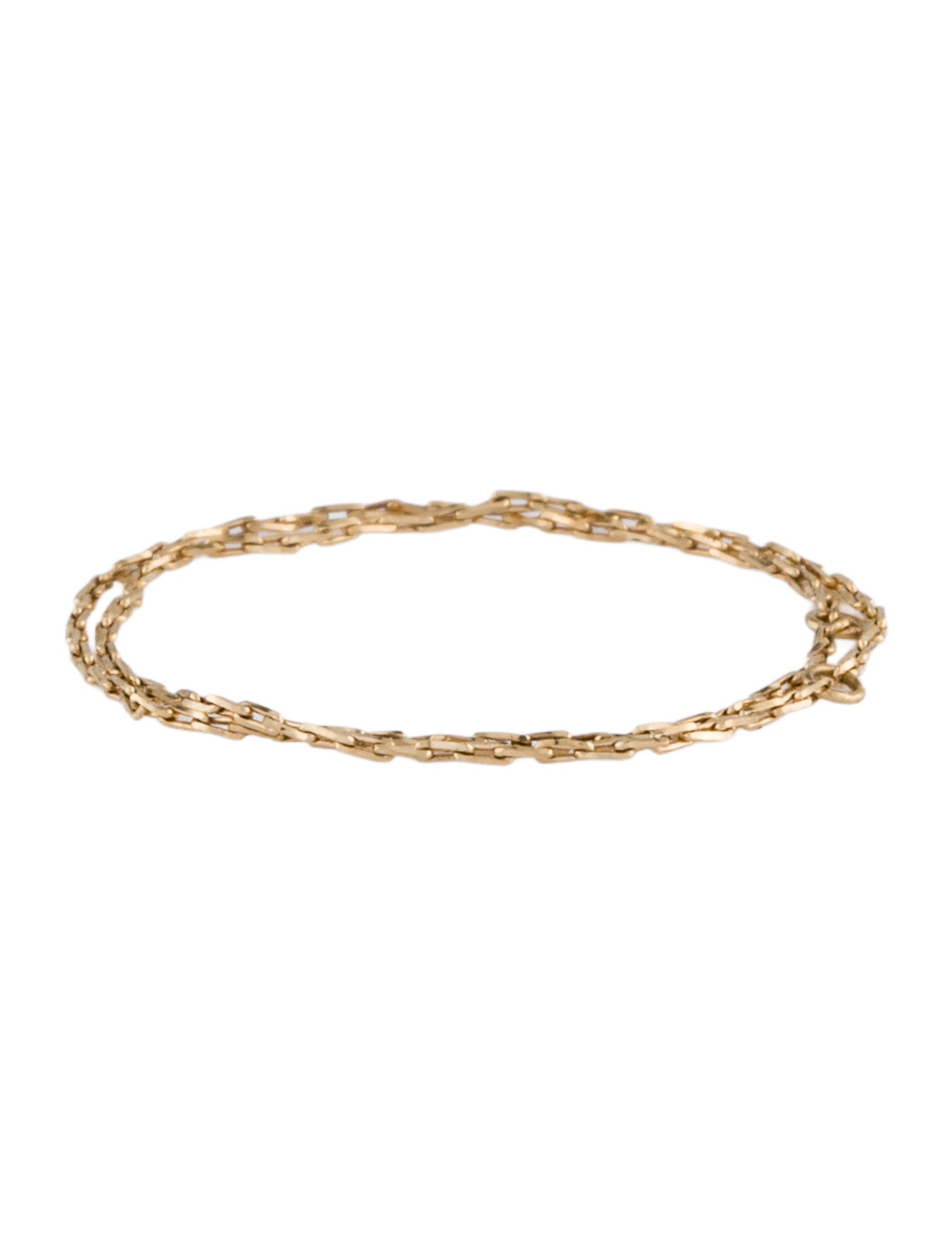 Catbird 14K Hundred Summers Chain Ring Set of Two