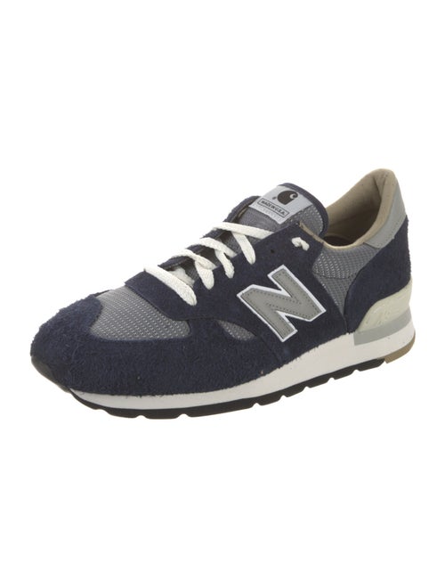 Carhartt WIP x New Balance Suede Colorblock Pattern Athletic Sneakers