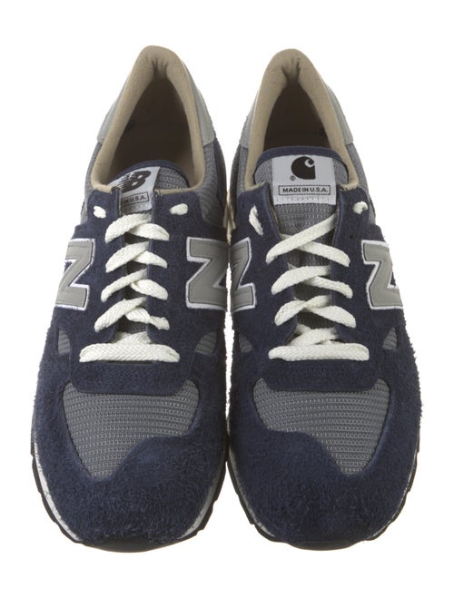 Carhartt WIP x New Balance Suede Colorblock Pattern Athletic Sneakers