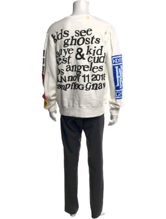 Cactus Plant Flea Market x Kids See Ghosts Graphic Print Crew Neck Sweatshirt