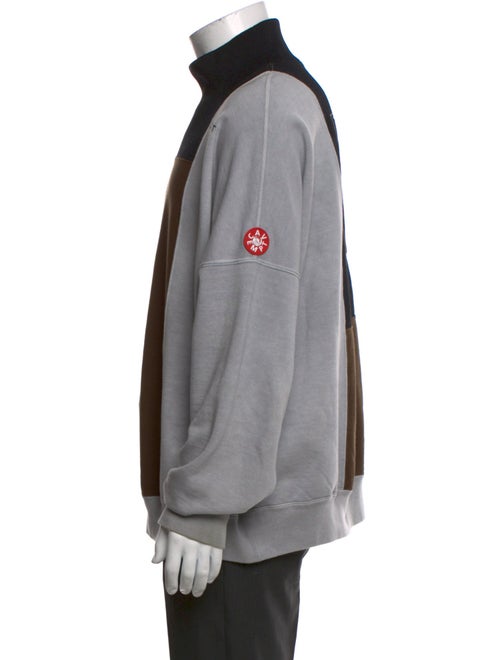 Cav Empt Colorblock Pattern Mock Neck Sweatshirt