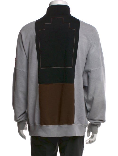 Cav Empt Colorblock Pattern Mock Neck Sweatshirt