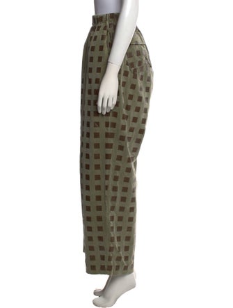 Cav Empt Plaid Print Wide Leg Pants